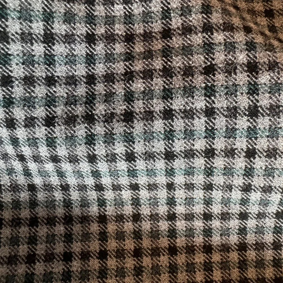 Aritzia Sunday Best Freshman Check Pant Size 4  Gray High Rise Straight Academia - Picture 7 of 14